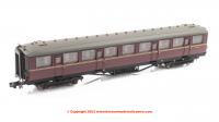 2P-011-076 Dapol Gresley Corridor 2nd Class Coach number E12105E in BR Maroon livery